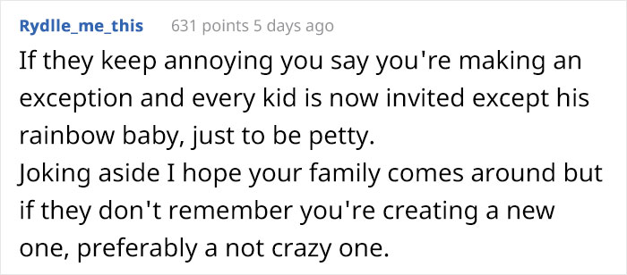 Bride&rsquo;s Parents Refuse To Attend Her Child-Free Wedding Because She Wouldn&rsquo;t Make An Exception For Her &ldquo;Rainbow Baby&rdquo; Nephew