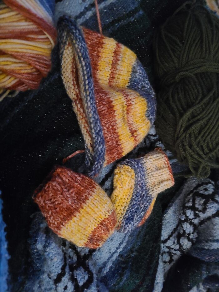 Two Of My Sisters' Are Pregnant And Giving Birth In Late Fall And Mid Winter So I'm Knitting.