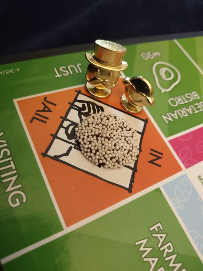 Played Monopoly With My Kids{6&8} Before School And They Both Ended Up Jailbirds Together!