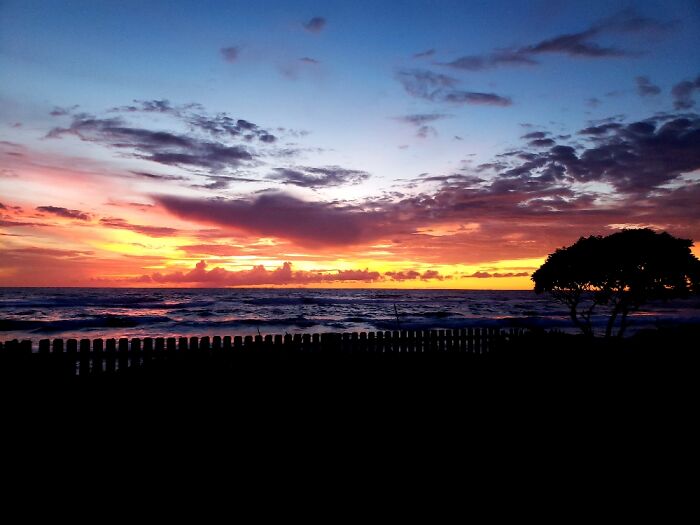 A Beautiful Sunrise In The Marshall Islands