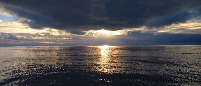 In The Middle Of The Sea, Somewhere Between France And Spain