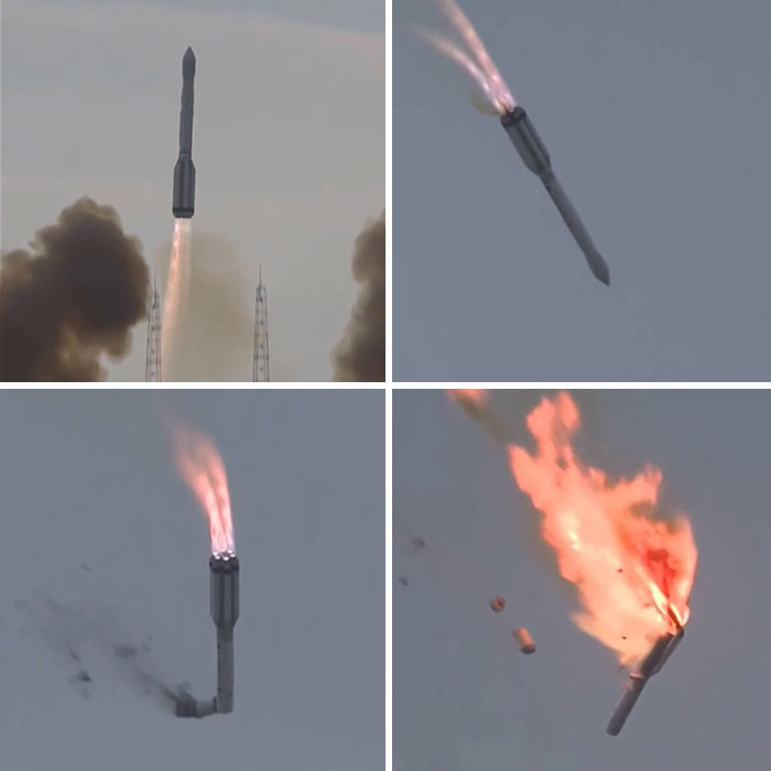 Failed Rocket Launch