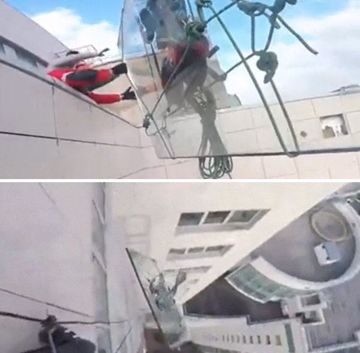 This Glass Vacuum Lift Failing Spectacularly