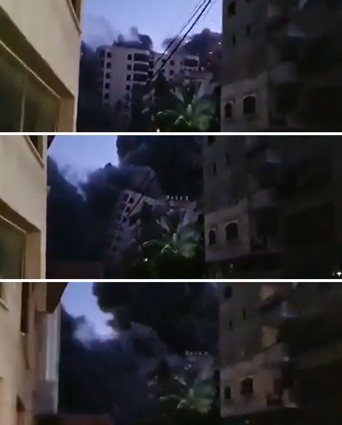 Palestinian Apartment Building Collapses After Israeli Airstrikes
