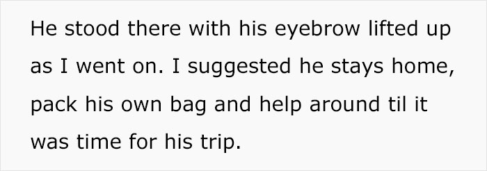 "He Begged But I Said No": Wife Asks If She's In The Wrong After Her Husband Misses His Flight Since She Didn't Pack His Suitcase