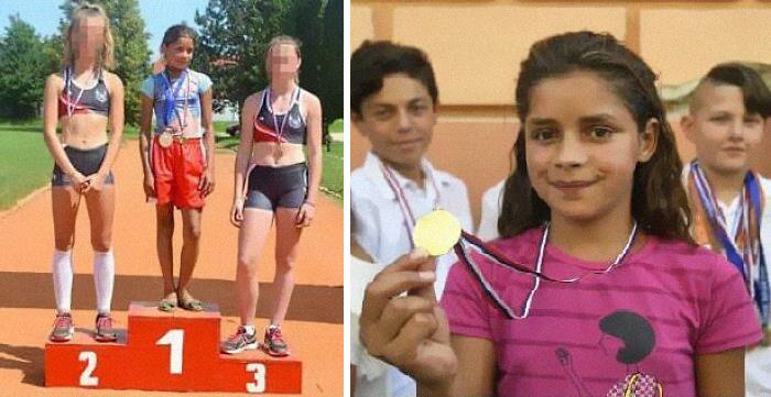 In 2018, Annamaria Horvathova, A Roma Girl From Slovakia Won A Running Race Wearing Just Ballerinas On Her Feet. Last Week, She Became A 1500m Champion Of Slovakia In Her Age Group