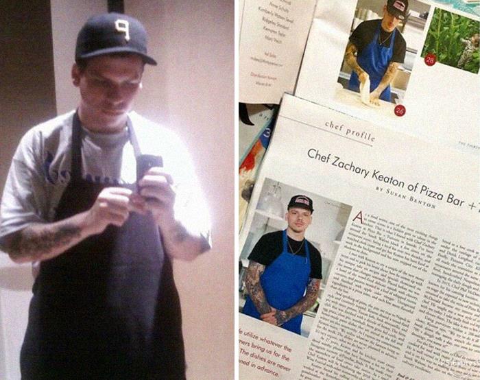 Always Remember Where You Came From. 9 Years Ago On My First Day In The Kitchen As A Dishwasher vs. Where I Am Today. Never Underestimate Yourself