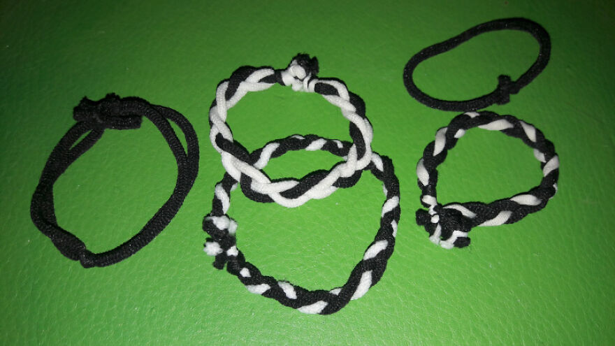 I Made Hair-Ties From Mask Straps... I Made Hair-Ties From Mask Straps...