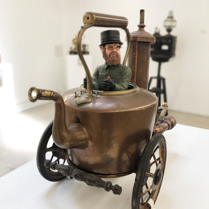 I Make Fantasy Vehicles From Discarded Machines And Found Objects