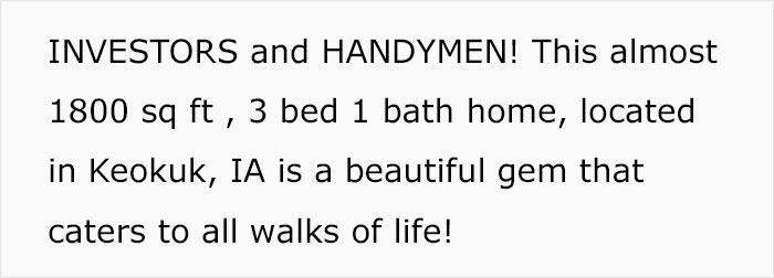 People Online Are Going To Pieces Reading This Sarcastically Honest Listing Of A 2-Story House In Iowa