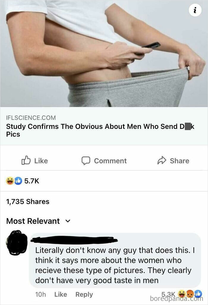 It’s Women’s Fault They Get D*ck Pics