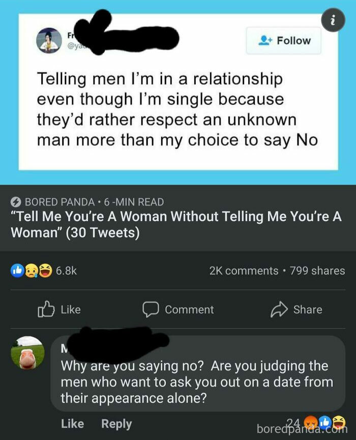 Came Across A Nice Guy Who Wants To Know Why He's Being Turned Down