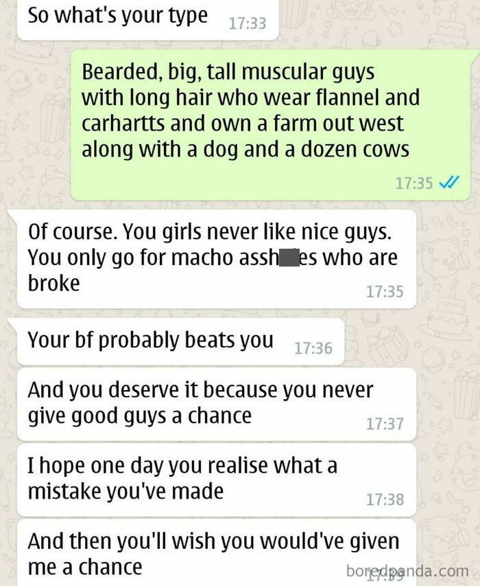 I'm Married. So I Just Jokingly Described My Husband