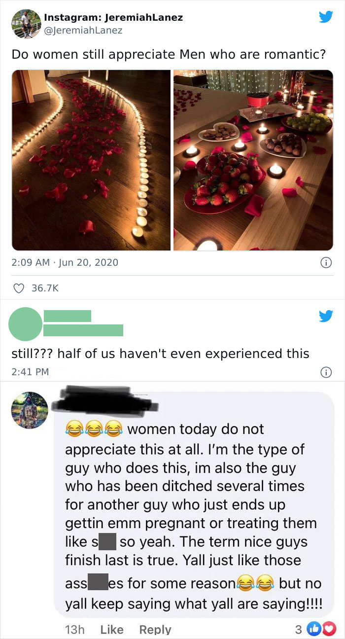 A Wild Nice Guy Spotted On A Facebook Post About Romance