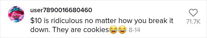 Baker Defends Her $10/Cookie Price After Someone Says It's 'Insane', But Some People Are Not Convinced Baker Defends Her $10/Cookie Price After Someone Says It's 'Insane', But Some People Are Not Convinced