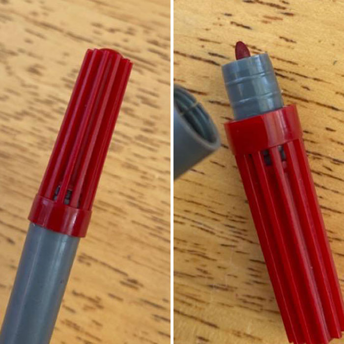 Wondered Why The New Pens Were Running Out So Quickly. Turns Out There Is No Ink, Just A Tip