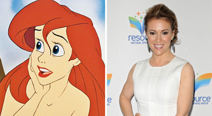 Ariel In The Little Mermaid Was Based On Alyssa Milano