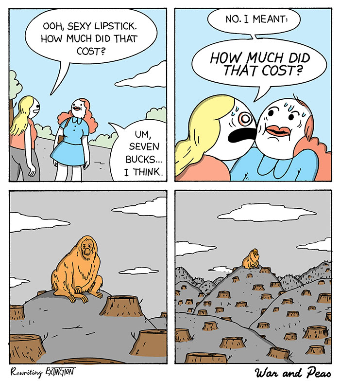 Well-Known Comic Artists And Celebs Raise Awareness About What Endangers Animals In The Hope Of &lsquo;Rewriting Extinction&rsquo; (9 Comics)