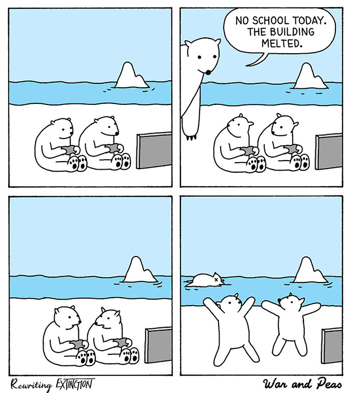 Well-Known Comic Artists And Celebs Raise Awareness About What Endangers Animals In The Hope Of &lsquo;Rewriting Extinction&rsquo; (9 Comics)