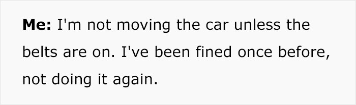 Family Friend's Sons Refuse To Wear Seatbelts On The Way To The Airport, Miss Their Flight Family Friend's Sons Refuse To Wear Seatbelts On The Way To The Airport, Miss Their Flight