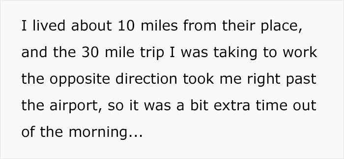 Family Friend's Sons Refuse To Wear Seatbelts On The Way To The Airport, Miss Their Flight Family Friend's Sons Refuse To Wear Seatbelts On The Way To The Airport, Miss Their Flight