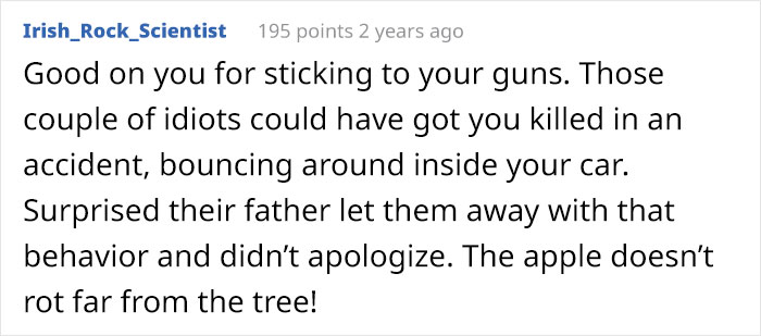 Family Friend's Sons Refuse To Wear Seatbelts On The Way To The Airport, Miss Their Flight Family Friend's Sons Refuse To Wear Seatbelts On The Way To The Airport, Miss Their Flight