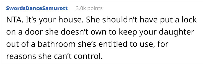 Man Gets Into An Argument With His SIL After She Refused To Let His Daughter Use The Bathroom