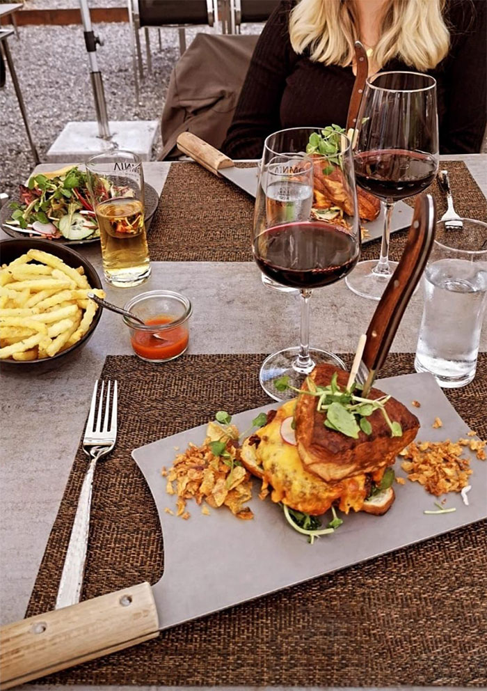 Sobre un hacha de cocina...