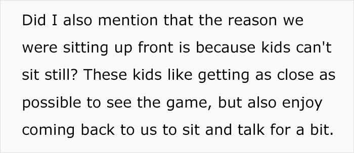 Karen Steals Family&rsquo;s Seats At A Football Game And Tells Them To Squeeze In Behind Her, Instantly Realizes Her Mistake After They Maliciously Comply