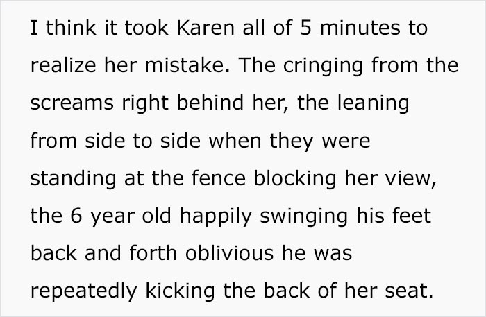 Karen Steals Family&rsquo;s Seats At A Football Game And Tells Them To Squeeze In Behind Her, Instantly Realizes Her Mistake After They Maliciously Comply