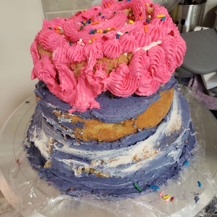 When You Think You Had A Bad Day, I Want You To Look Closely At This Cake And Know That Someone Had A Way Harder Day Than You