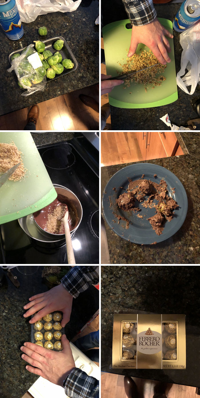 We Made "Healthy" Ferrero Rocher Chocolates For My Brother