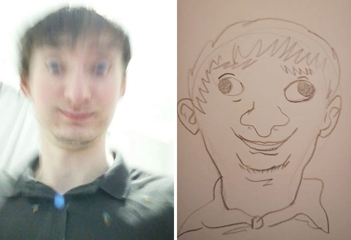 I Sent The Blurred Photo To My Brother (Left One) And He Sent Me Back The One On The Right