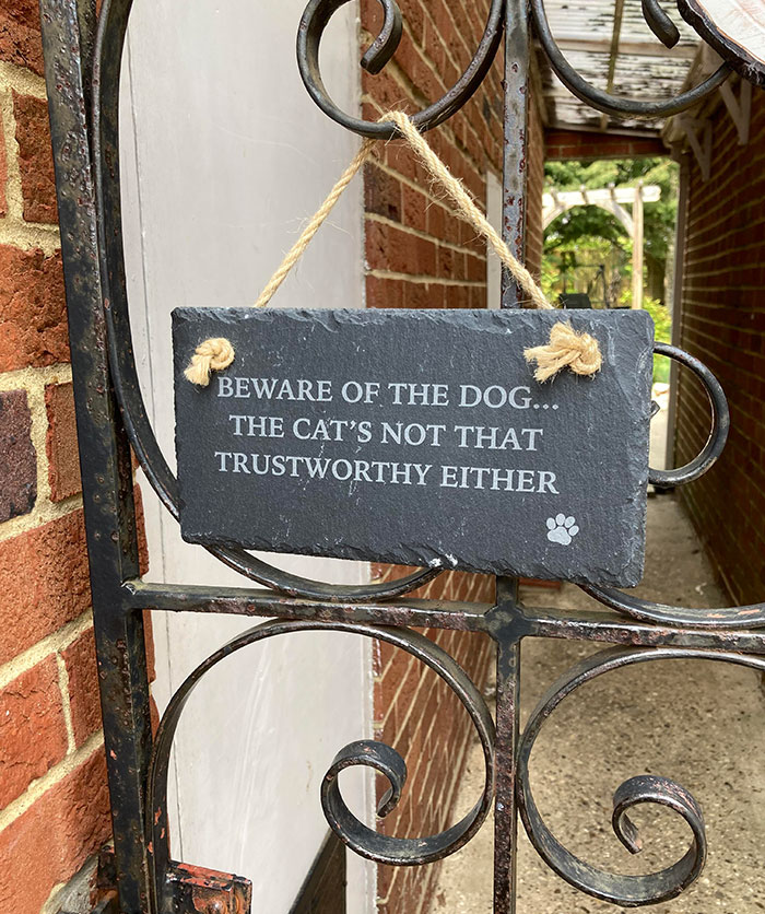 This Beware Of The Dog Sign