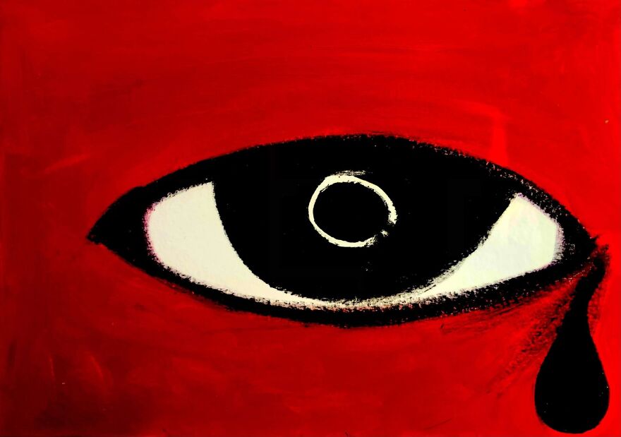 Artist Who Struggle With Mental Illness Paints Her Feelings Artist Who Struggle With Mental Illness Paints Her Feelings