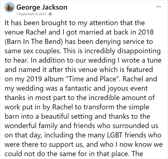 Couple Exposes Wedding Venue That Rejected Them Because They Are Gay And It Backfires Couple Exposes Wedding Venue That Rejected Them Because They Are Gay And It Backfires
