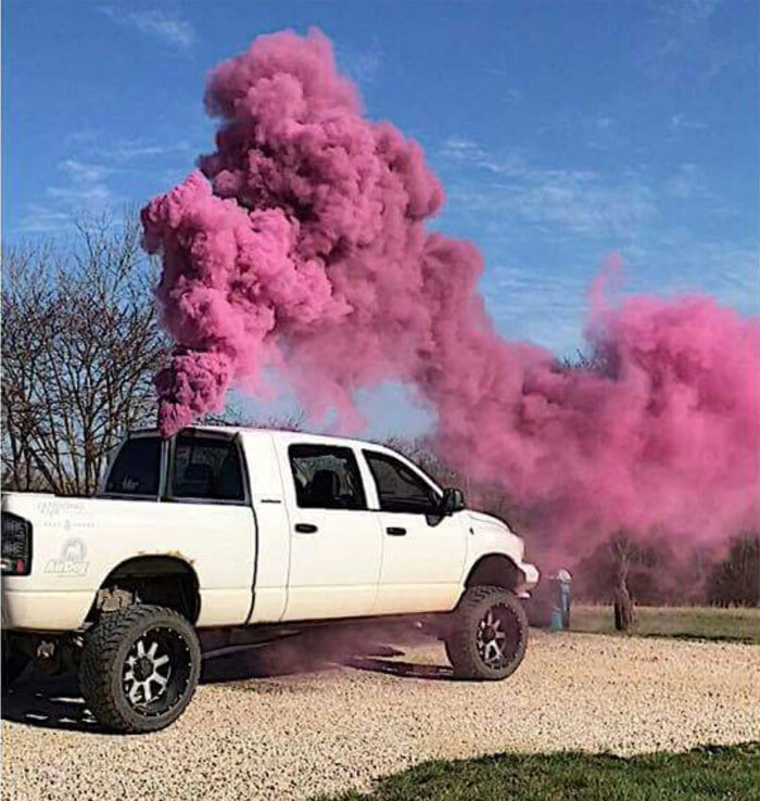 Gender Reveal Redneck Style.