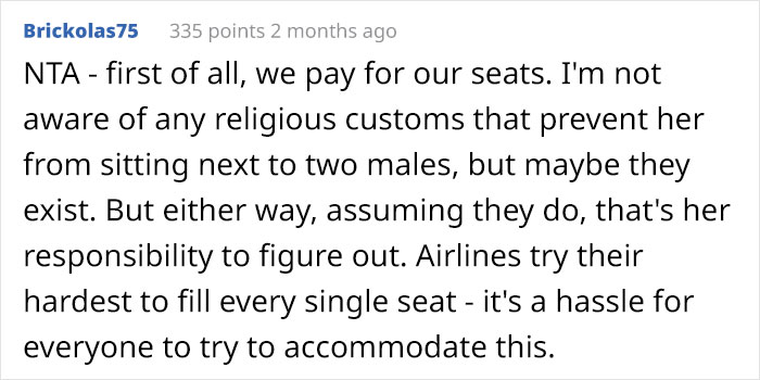 Guy Sparks Drama On Plane After Refusing To Switch Seats To Accommodate Woman's 'Religious Beliefs'