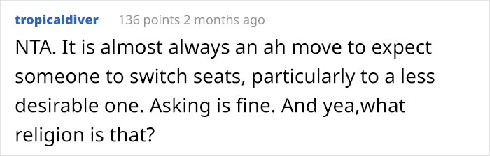 Guy Sparks Drama On Plane After Refusing To Switch Seats To Accommodate Woman's 'Religious Beliefs'