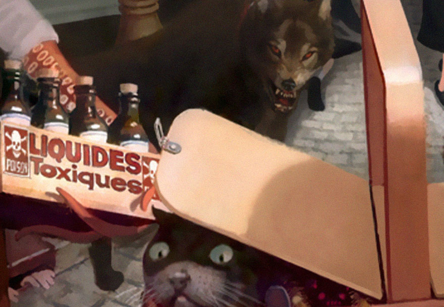 Artist Creates Very Detailed Scary Images And The More You Look, The More Frightening They Become