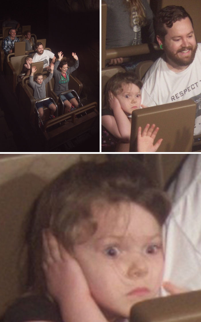 My Daughter's First Amusement Park Ride