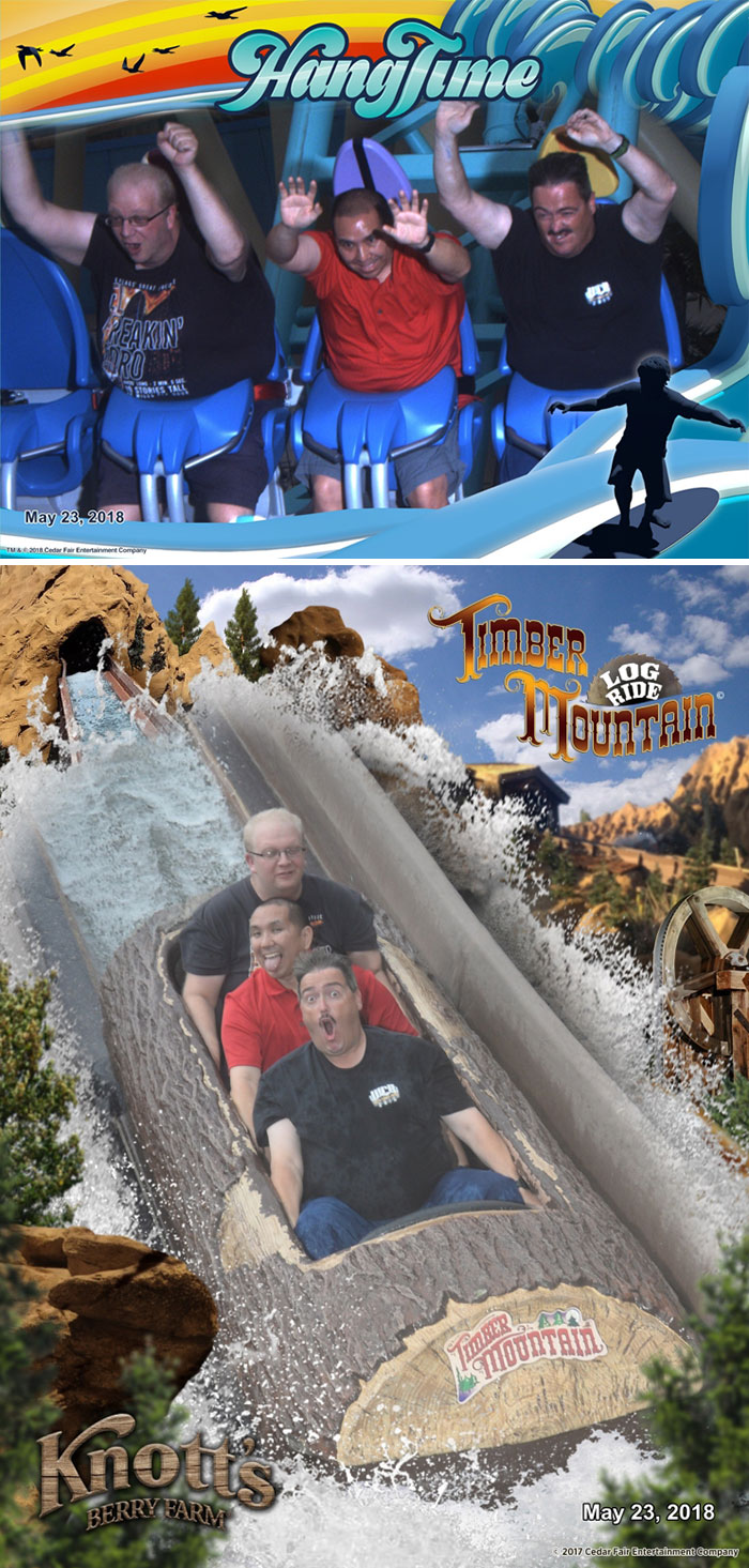 These Friends Sure Know How To Enjoy A Good Amusement Park Ride