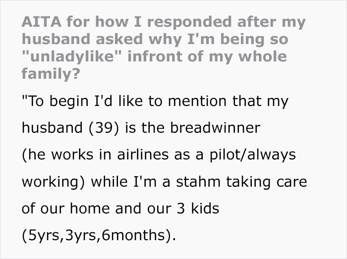 Husbands Nags His Wife And Mom Of 3 For Not Taking Care Of Her Looks Until She Blows Up During Family Dinner And Puts Him In His Place