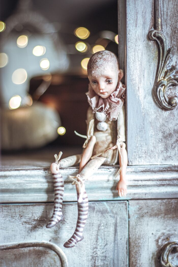 16 Years Helena Oplakanska Create Art Dolls