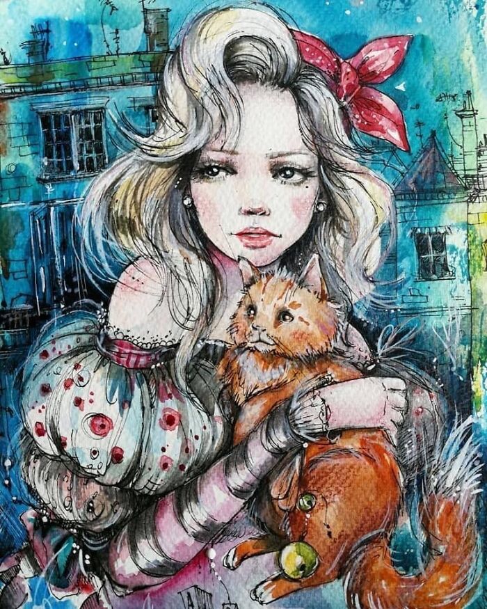 I Create Original And Digital Drawings Of Dolls
