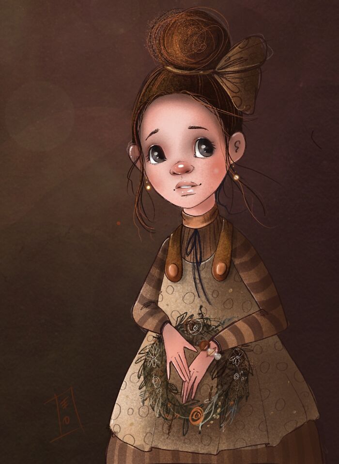 I Create Original And Digital Drawings Of Dolls