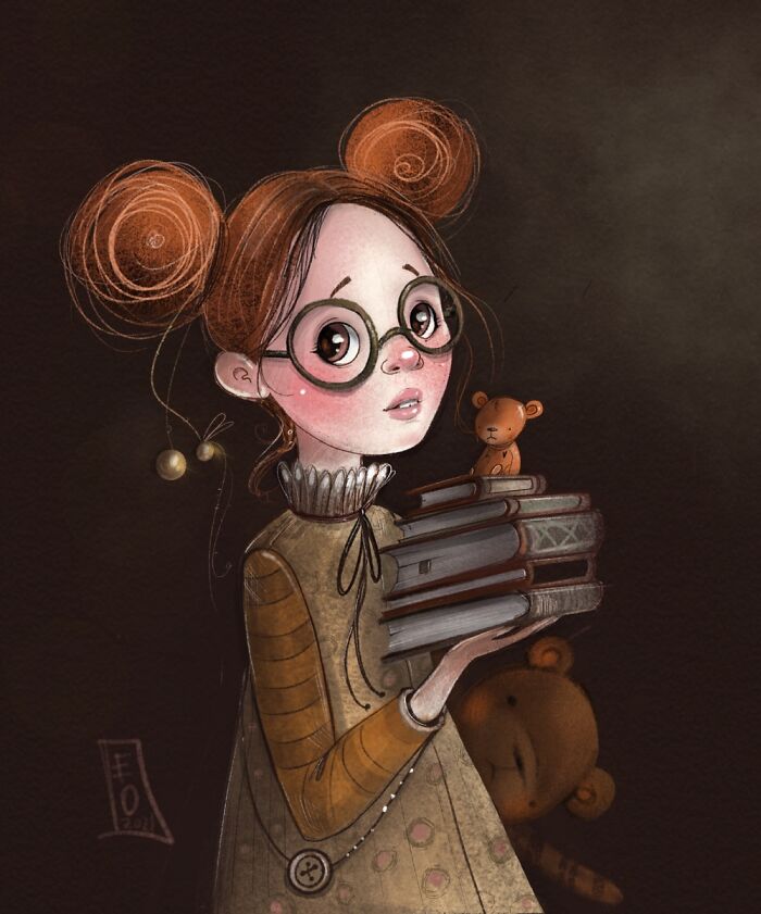 I Create Original And Digital Drawings Of Dolls