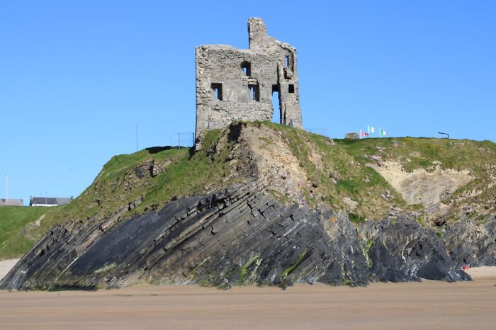 Ballybunion Castle.. Co. Kerry, Ireland
