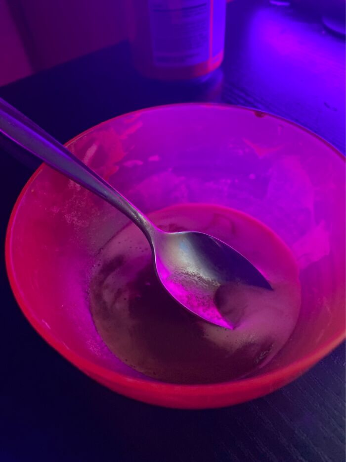 Some Melted Ice Cream I Took A Picture Of