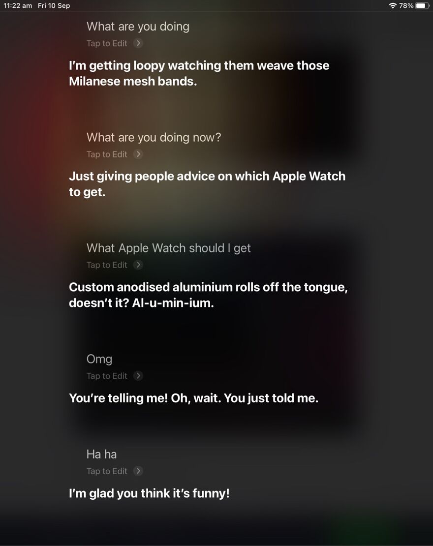23 Funny Replies Siri Has Given Me To My Queries... 23 Funny Replies Siri Has Given Me To My Queries...